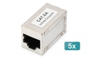 DIGITUS CAT 6A Modulare Kupplung, geschirmt - 5 Stk.