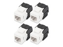DIGITUS Modulare Eingabe - CAT 6 - UTP - RJ-45 (Packung mit 4)