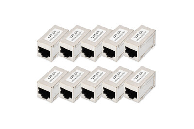 DIGITUS CAT 6A Modulare Kupplung, geschirmt - 10 Stk.