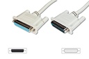 DIGITUS Datentransfer Verlängerungskabel, D-Sub25/St - D-Sub25/Bu