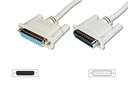 DIGITUS Datentransfer Verlängerungskabel, D-Sub25/St - D-Sub25/Bu