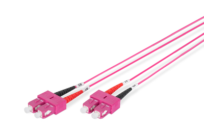 DIGITUS LWL Multimode Patchkabel, OM4, SC / SC