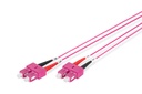 DIGITUS LWL Multimode Patchkabel, OM4, SC / SC