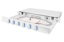 DIGITUS LWL-Spleißbox, 1HE, bestückt,  6x SC DX, OS2