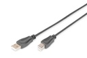 DIGITUS USB-A  USB-B Anschlusskabel, 5m