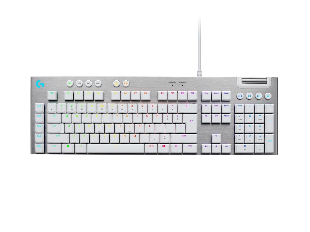 Logitech G G815 - Tastatur - hintergrundbeleuchtet - USB - QWERTY - Nordisch (Dänisch/Finnisch/Norwegisch/Schwedisch)