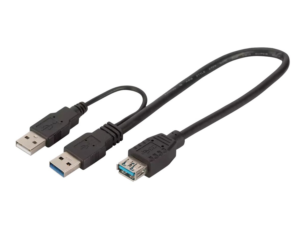 DIGITUS USB-Kabel - USB Typ A (M) bis USB Typ A (W)