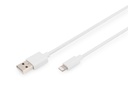 DIGITUS USB-A - Lightning Daten-/Ladekabel, MFI zertifiziert, 2m