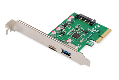 [DS-30225] DIGITUS PCIe Karte, USB Typ-C + USB A