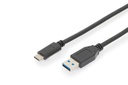DIGITUS USB Typ-C Anschlusskabel, Gen2, Typ-C auf A