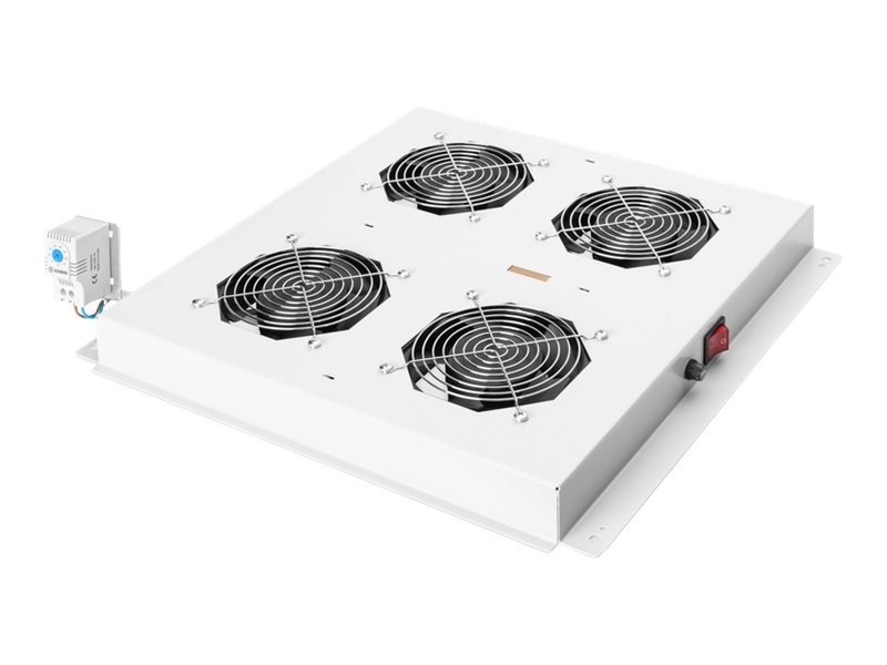 DIGITUS DN-19-FAN-4-I-6-10 - Gestelldach - mit 4 Lüfter, Thermostat