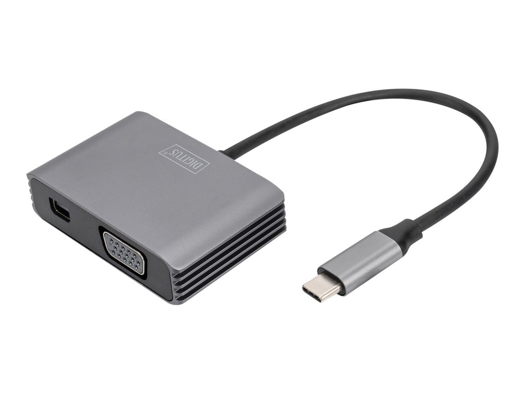 DIGITUS Videoadapter - USB-C (M) zu HD-15 (VGA)