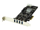 StarTech.com Startech 4-Port USB 3.0 PCI Express Card Adapter - PCIe SuperSpeed USB 3.0 Expansion Card w/ 2 Dedicated 5Gbps Channels (PEXUSB3S42V)