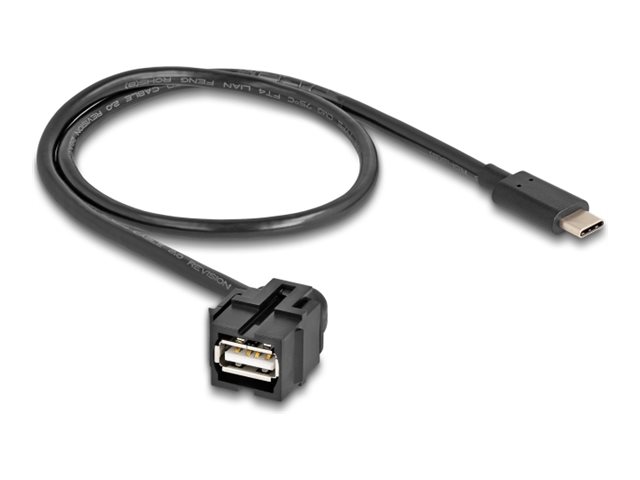 Delock USB-Kabel - USB-C (M) zu USB (W) angled