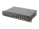 DIGITUS Professional DN-95317 - Switch - unmanaged - 8 x 10/100/1000 (PoE)