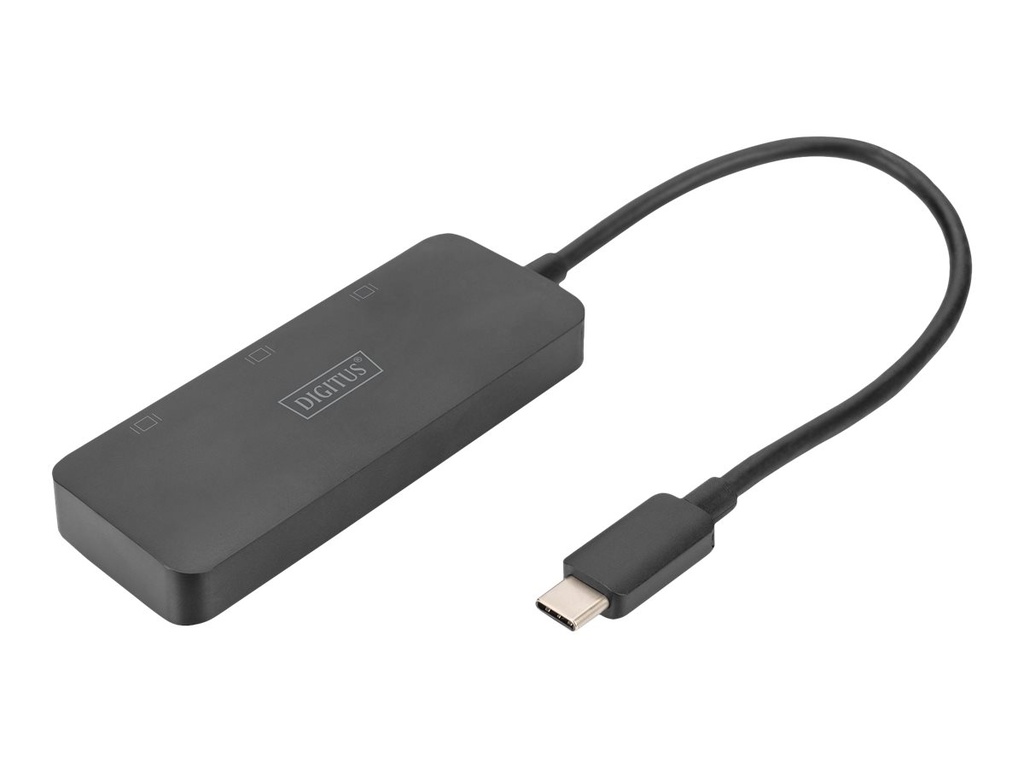 DIGITUS MST Hub - Video-Verteiler - USB-C - 3