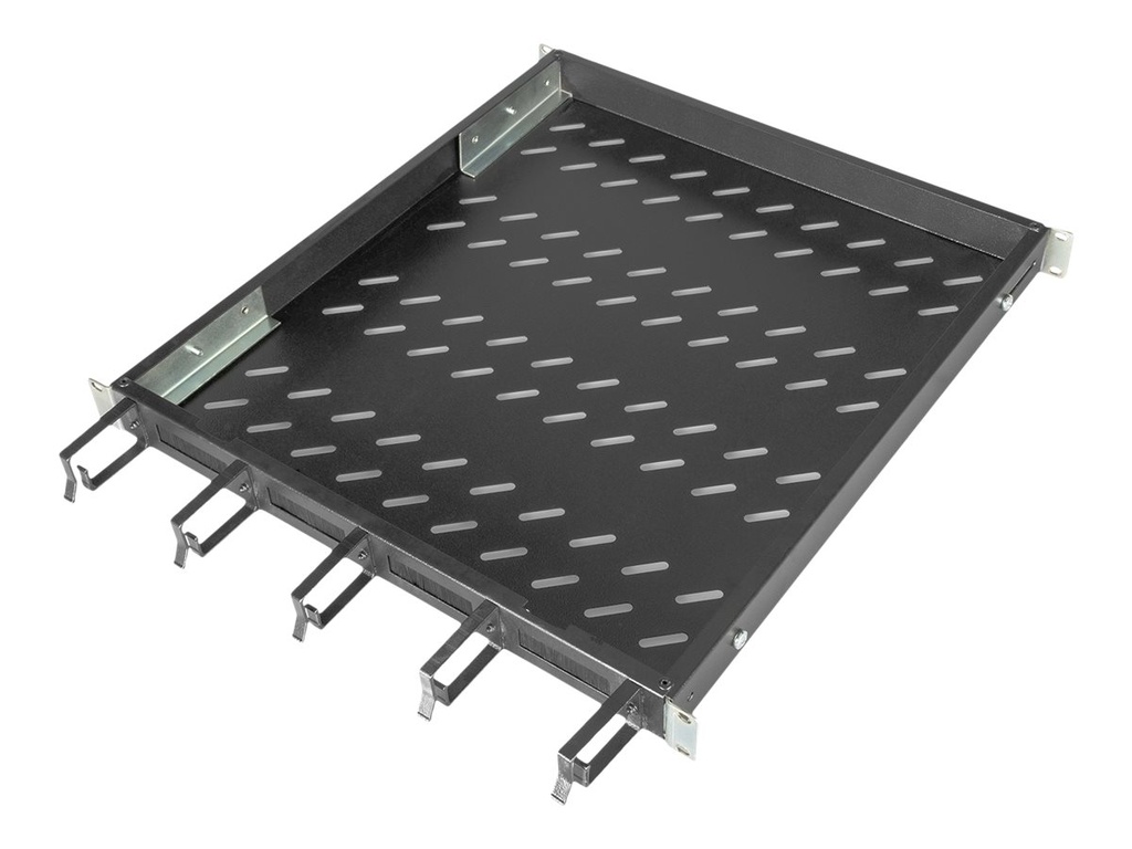 DIGITUS DN-97683 - Rack - Regal - fest - Schwarz, RAL 9005 - 1U - 48.3 cm (19")