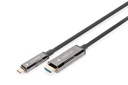 DIGITUS USB-C - HDMI AOC Adapterkabel, UHD 4K / 60 Hz, 20m