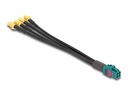 Delock Antennenkabel - Mini FAKRA Z Steckverbinder quad (M)