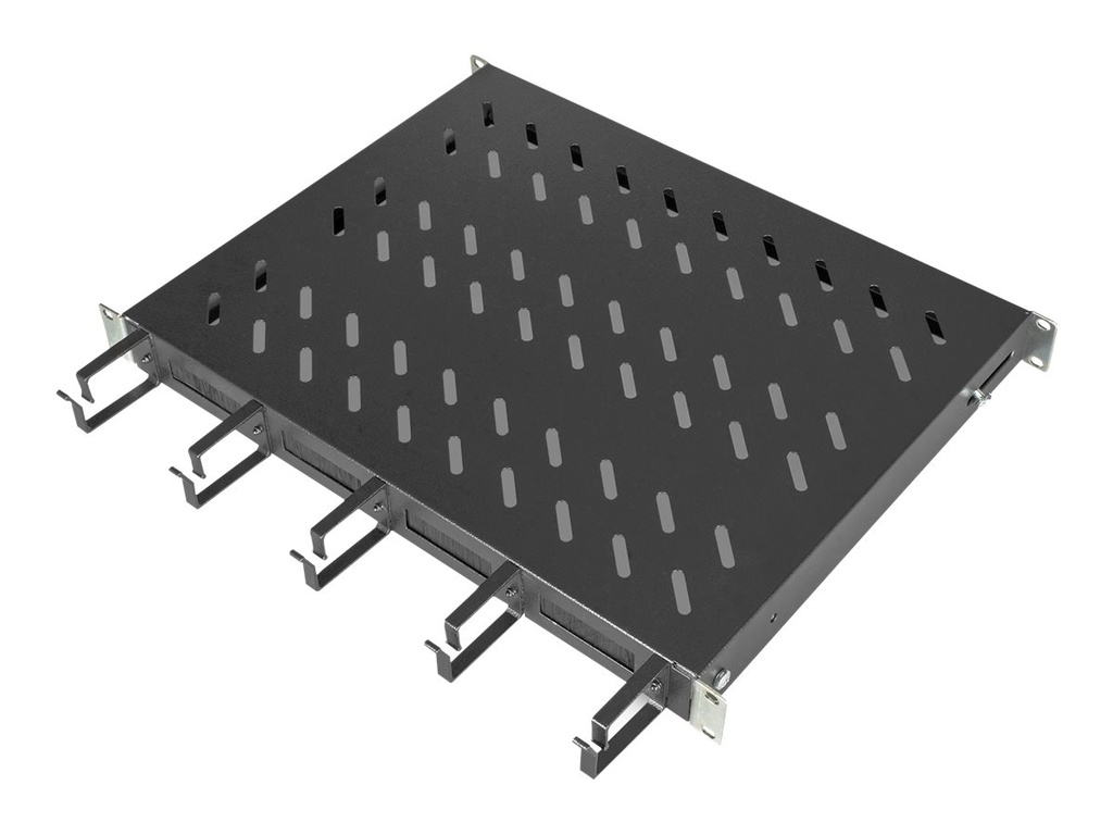 DIGITUS DN-97681 - Rack - Regal - fest - Schwarz, RAL 9005 - 1U - 48.3 cm (19")