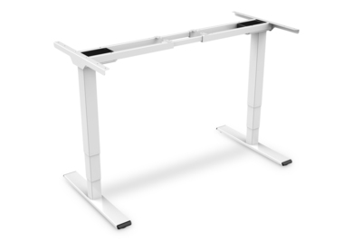 DIGITUS Elektrisch höhenverstellbares Tischgestell, Dual-Motor, 3-Stufen, Weiß