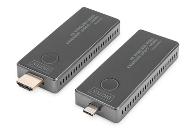 DIGITUS 4K Wireless Video Extender Set, 30 m (USB-C - HDMI), 4K/30Hz