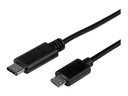 StarTech.com 0.5m USB-C Micro-B Kabel - USB 2.0 - USB-C zu Micro USB Ladekabel - USB 2.0 Typ C zu Micro B Kabel - Thunderbolt 3 kompatibel - USB-Kabel - 24 pin USB-C (M)