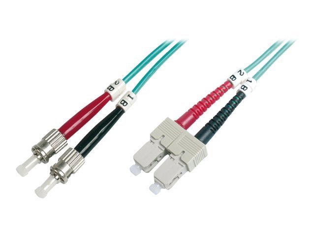 DIGITUS Patch-Kabel - ST multi-mode (M) zu SC multi-mode (M)