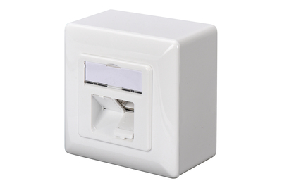 DIGITUS CAT 5e, Klasse D, Datendose, geschirmt, Aufputz