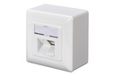 DIGITUS CAT 5e, Klasse D, Datendose, geschirmt, Aufputz