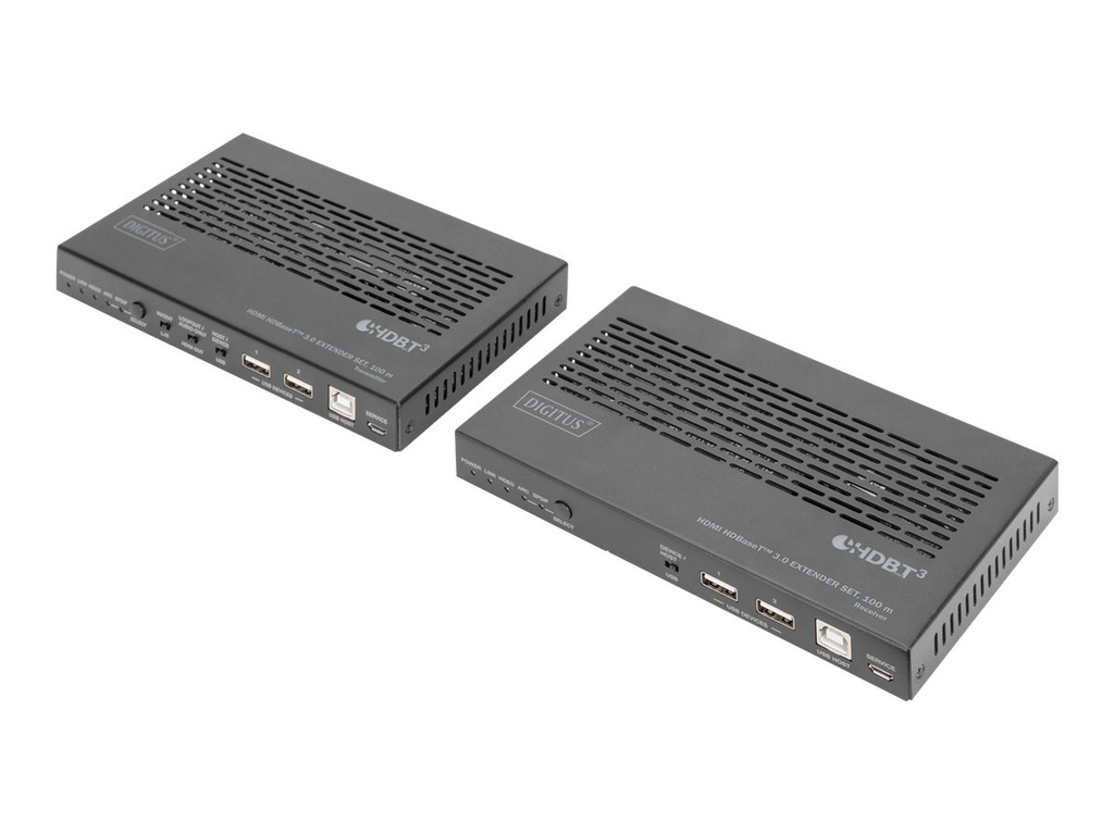 DIGITUS DS-55523 - Sender und Empfänger - KVM-/Audio-/USB-/serieller