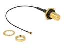 Delock Antennenkabel - RP-SMA (W) zu MHF4 (M)