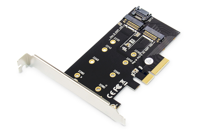 DIGITUS M.2 NGFF / NVMe SSD PCI Express 3.0 (x4) Add-On Karte