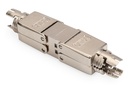 DIGITUS CAT 6A CAT-Verbinder (Kupplung für Feldanwendungen), 500 MHz