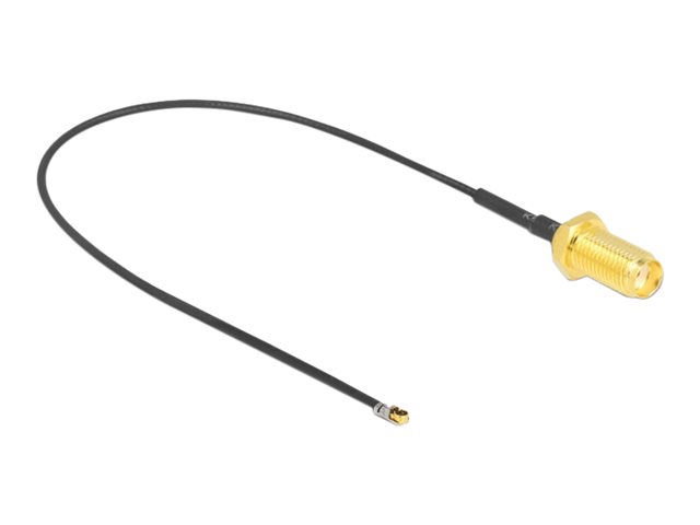 Delock Antennenkabel - SMA (W) Bulkhead zu MHF 4L LK (M)