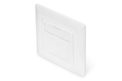 DIGITUS Frontplatte und Einbaurahmen für Multimedia / Keystone Module