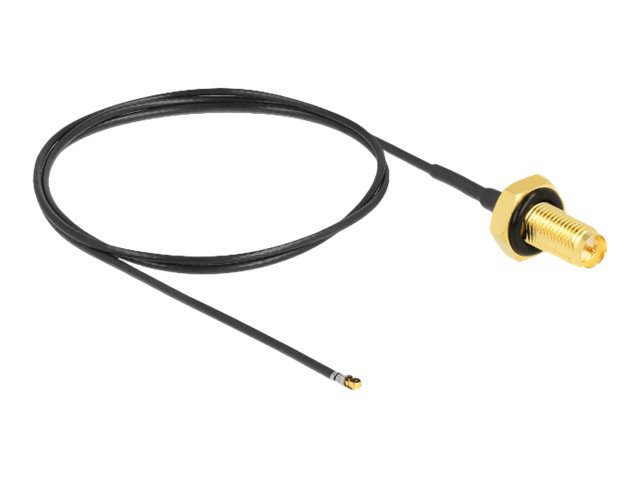 Delock Antennenkabel - RP-SMA (W) Bulkhead zu MHF 4L LK (M)