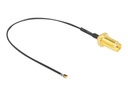 Delock Antennenkabel - MHF 4L LK (S) zu RP-SMA (R)