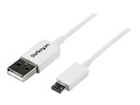 StarTech.com 50cm USB 2.0 A auf Micro USB B Kabel - USB A / Micro B Datenkabel / Anschlusskabel - Weiß - USB-Kabel - Micro-USB Typ B (M)