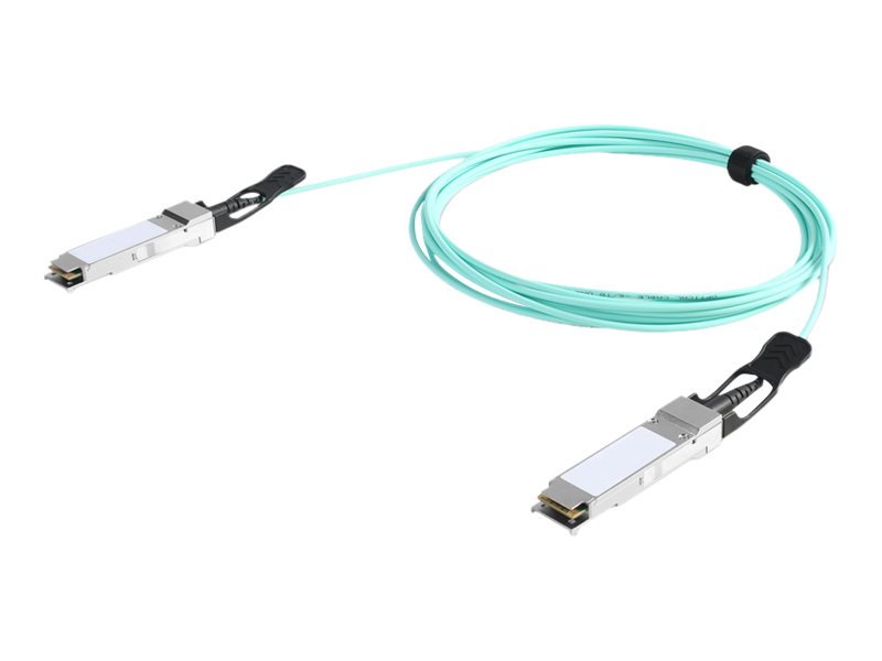 DIGITUS 40GBase-AOC Direktanschlusskabel - QSFP+ zu QSFP+ - 5 m - Glasfaser - Active Optical Cable (AOC)