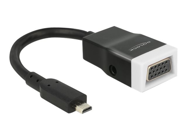 Delock Adapter HDMI-micro D male > VGA female