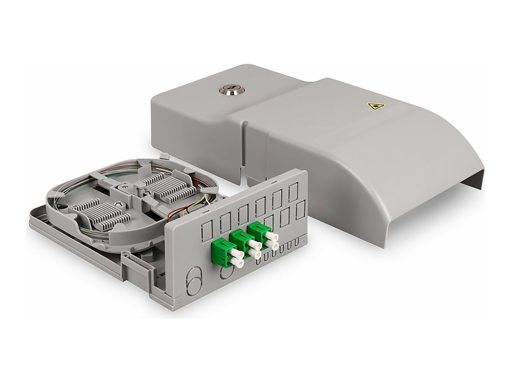 DIGITUS Glasfaser-Verteilerbox - LC/APC Duplex