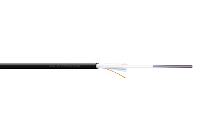 DIGITUS Verlegekabel Innen/Außen A/I-DQ (ZN) BH 9/125µ OS2, 8 Fasern, BauPVO Dca, LSZH