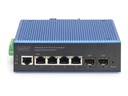 DIGITUS Switch - industriell - managed - 4