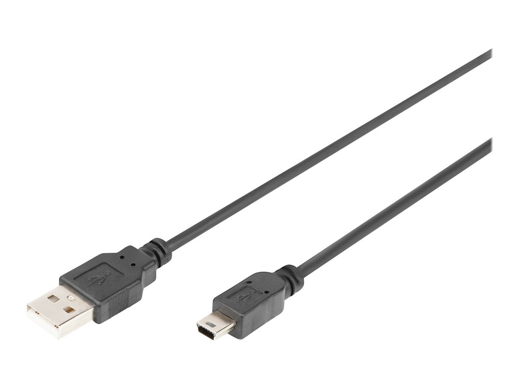DIGITUS USB-Kabel - USB (M) zu Mini-USB, Typ B (M)