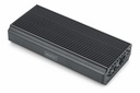 DIGITUS USB M.2 Festplattengehäuse, SSD, extern, NVMe, 40Gbps, USB 4.0, Aluminium, werkzeugfrei
