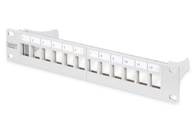 DIGITUS Modulares Patch Panel, 12-Port