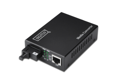 DIGITUS Bidirektionaler Gigabit Medienkonverter, RJ45 / SC