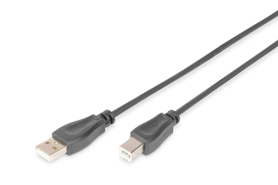 DIGITUS USB-A  USB-B Anschlusskabel, 3m