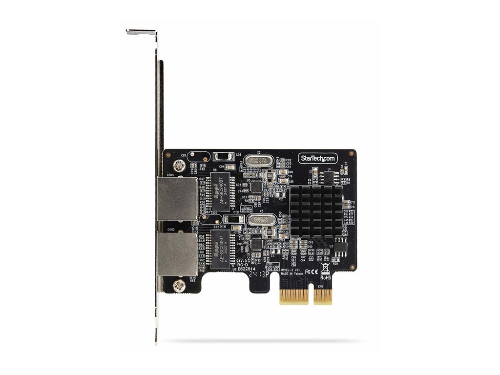 [ST1000SPEXD4T] StarTech.com Startech 2-Port Gigabit PCIe Network Adapter